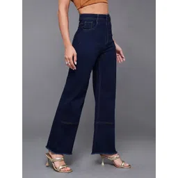 Miss Chase Women Wide Leg High-Rise Stretchable Jeans-picture-42