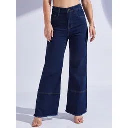 Miss Chase Women Wide Leg High-Rise Stretchable Jeans-picture-31