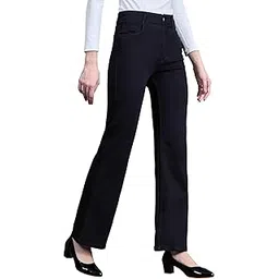 miss chase Women's Bootcut High Rise Regular Stretchable Denim Jeans (MCSS24DEN79-03-330-26, Ebony Black, 26)-picture-32