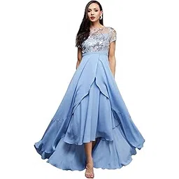 miss chase Women's Solid Embellished Maxi Dress-picture-52