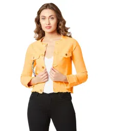 Miss Chase Yellow Cotton Jacket-picture-21