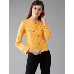 Miss Chase Yellow Cotton Jacket-picture-22