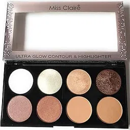 Miss Claire Miss Claire Ultra Glow Contour & Highlighter Makeup Palette 2, Multi, 16 Grams, Multicolor, 16 g-picture-28
