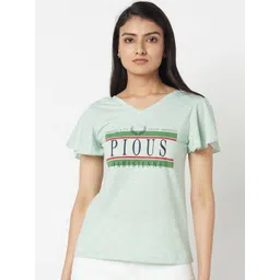 Miss Grace Print Flared Sleeve Top-picture-24