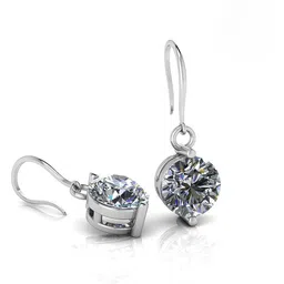 miss highness 925 Sterling Silver Solitaire Drizzle Drop Earrings for Ladies Pearl Sterling Silver Stud Earring-picture-44