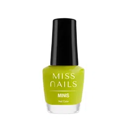 MISS NAILS Minis Long Lasting Nail Polish - 6 ml - Lime Y Get That-picture-37