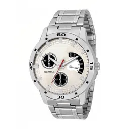 Miss Perfect Men Dial & Stainless Steel Bracelet Style Straps Analogue Watch D1082-picture-11