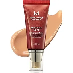 MISSHA M Perfect Cover Bb Cream Spf42 Pa+++ - (50Ml, No 31 - Golden Beige) | Matte Finish | Full Coverage | All Skin Types I Radiant Glow, 1 Count-picture-16