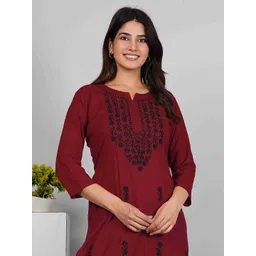 MissKurti Women Embroidered Kurta image 3