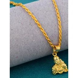 Goldplated Shridi Sai baba Pendant-image-39