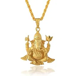 missmister: lifestyle for a grand life Missmister Creations: Brass Gold plated Ganesh Pendant (MM4554PCUP)-picture-41