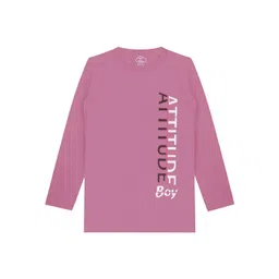 MIST N FOGG Boys Typography Round Neck Long Sleeves Printed T-shirt-picture-42