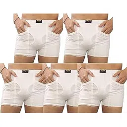 miten Cotton Mens Underwear - 5 Pack,White-picture-47