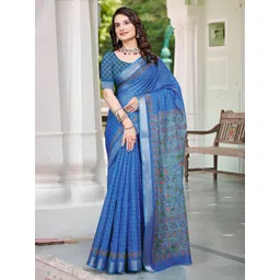 Mitera Ethnic Motifs Pure Cotton Saree-picture-23