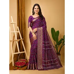 Mitera Ethnic Motifs Zari Art Silk Banarasi Saree-picture-35