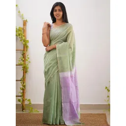 Mitera Ethnic Motifs Zari Banarasi Saree-picture-17