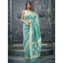 Mitera Ethnic Motifs Zari Banarasi Saree-picture-25