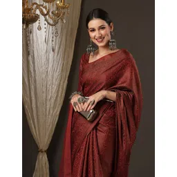 Mitera Ethnic Motifs Zari Woven Banarasi Saree-picture-31