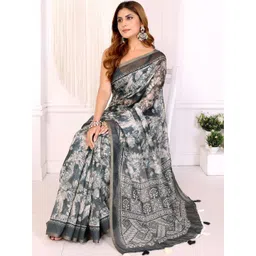 Mitera Floral Chanderi Saree-picture-28