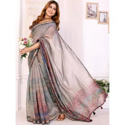 Mitera Floral Chanderi Saree-picture-15