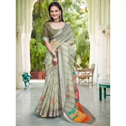 Mitera Floral Pure Cotton Designer Saree-picture-24
