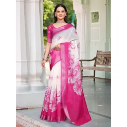 Mitera Floral Pure Cotton Saree-picture-14
