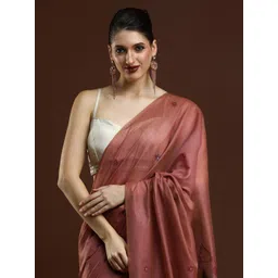 Mitera Floral Woven Design Zari Muga Saree-picture-24