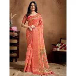 Mitera Floral Zari Art Silk Banarasi Saree-picture-29