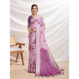 Mitera Floral Zari Pure Chiffon Saree-picture-13