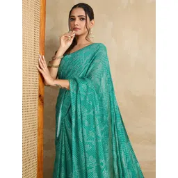 Mitera Floral Zari Pure Chiffon Saree-picture-15