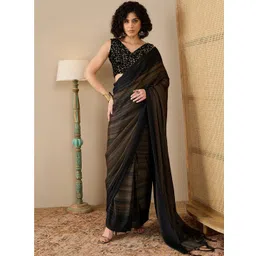 Mitera Striped Ready to Wear Saree-picture-25