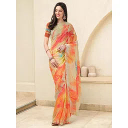 Mitera Tie and Dye Beads and Stones Ready to Wear Saree-picture-31