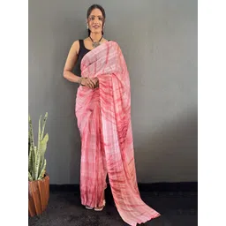 Mitera Tie and Dye Pure Georgette Ready to Wear Saree-picture-40