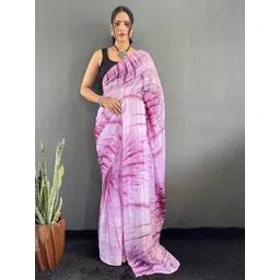 Mitera Tie and Dye Pure Georgette Ready to Wear Saree-picture-27