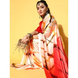 Mitera Tie and Dye Satin Saree-picture-13
