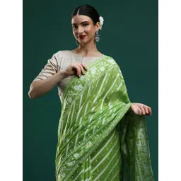 Mitera Women Woven Design Zari Chanderi Saree-picture-31
