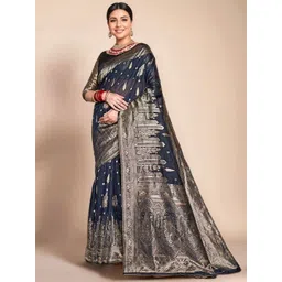 Mitera Woven Design Ethnic Motifs Chanderi Saree-picture-22