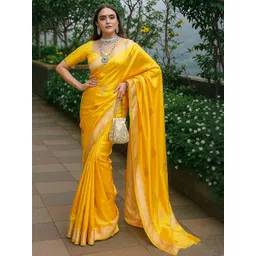 Mitera Woven Design Zari Banarasi Saree-picture-12