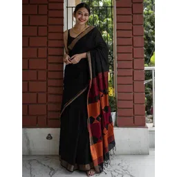 Mitera Woven Design Zari Banarasi Saree-picture-35