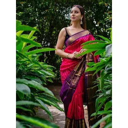 Mitera Woven Design Zari Banarasi Saree-picture-16