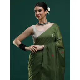 Mitera Woven Design Zari Muga Saree-picture-21