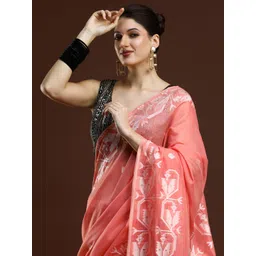 Mitera Woven Design Zari Muga Saree-picture-15