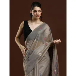 Mitera Woven Design Zari Muga Saree-picture-12