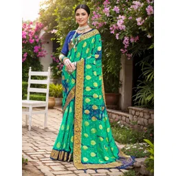 Mitera Woven Design Zari Saree-picture-18