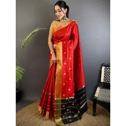 Mitera Woven Design Zari Saree-picture-27