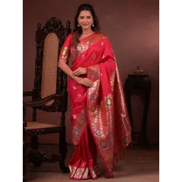 Mitera Woven Design Zari Saree-picture-13