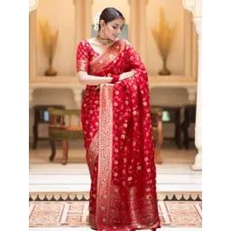 Mitera Woven Design Zari Saree image 2