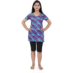 mitushi wear a sporty attitude Mitushi one Piece Printed Swimming Costume for Womens-picture-34