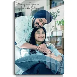 mitzvah 3mm Acrylic Photo Frame Personalized Photo Gifts|Personalised Photo Frame Birthday Gift|Premium Acrylic Wall Photo Personalized|Photo Customized Gifts Friend Anniversary (8X12 inch, Portrait)-picture-14