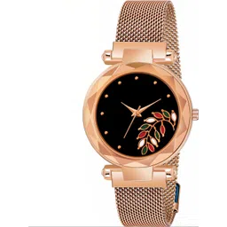 mivaan Girls Patterned Dial & Stainless Steel Bracelet Style Straps Analogue Watch AB60-C-Pink-picture-38